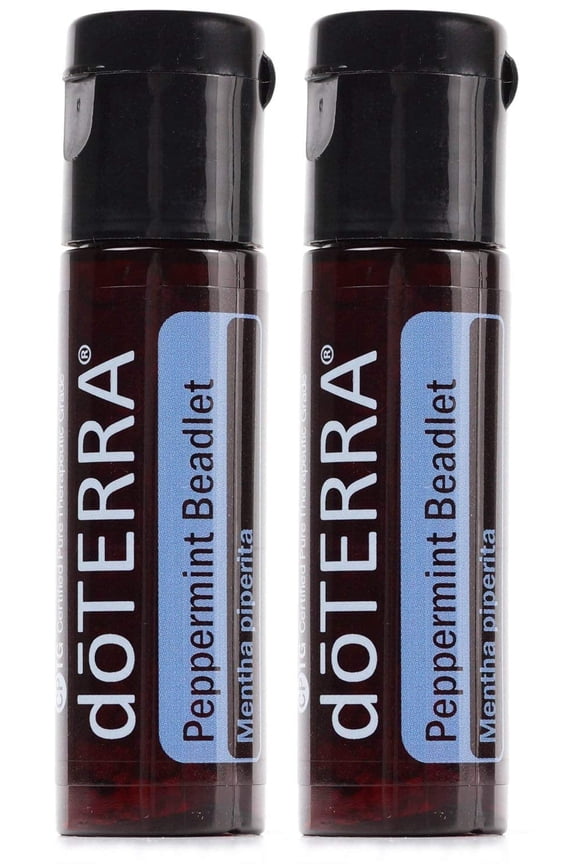 Peppermint Essential Oil Beadlets 125 Count, 2 Pack