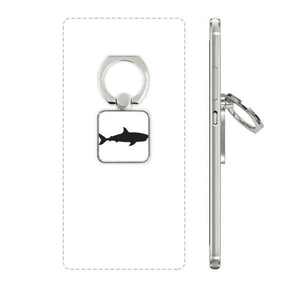 docile blue ocean shark fierce fish square cell ph stand holder bracket universal support