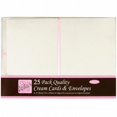 thumbnail image 1 of docrafts A1514021 Anita's Cards/Envelopes A5 25/Pkg-Cream, 1 of 2