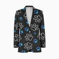 thumbnail image 1 of dog paw print Customized Men's Suits full man Shawl Collar Gentleman Suits for Wedding Business, 1 of 5