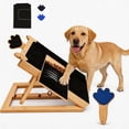 thumbnail image 1 of Viyuse Dog Nail Scratch Board with Treat Box Set, Large Board and Mini Handheld Pad, at-Home Alternative to Clippers and Grinders, 1 of 9