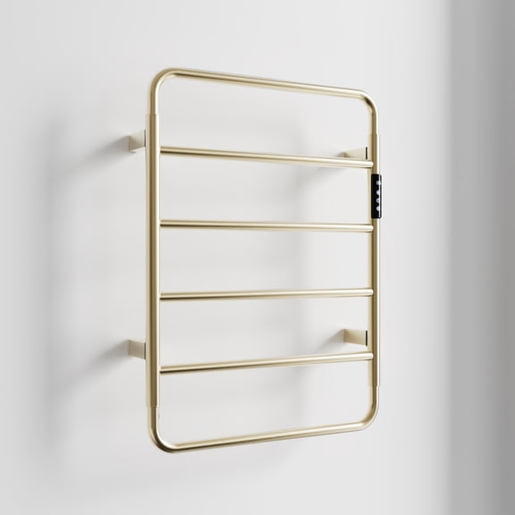 dokea 18.7 Heated Towel Rack - 6-Bar Stainless Steel Wall Mounted Warmer