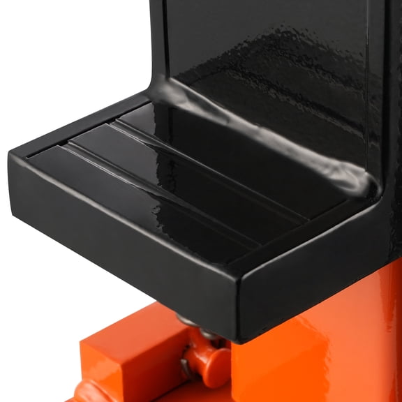 2.5 Ton Hydraulic Toe Jack - 5 Ton Top Lift, Steel, Black