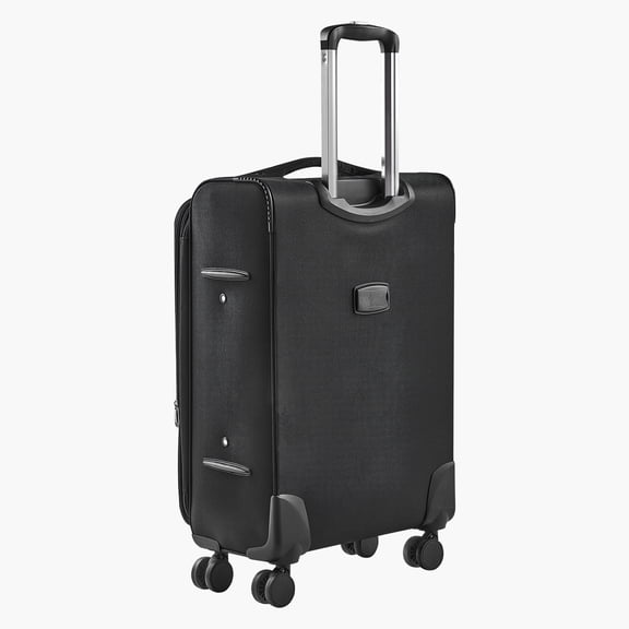 dokea 24 Softside Expandable Luggage Spinner Suitcase Black