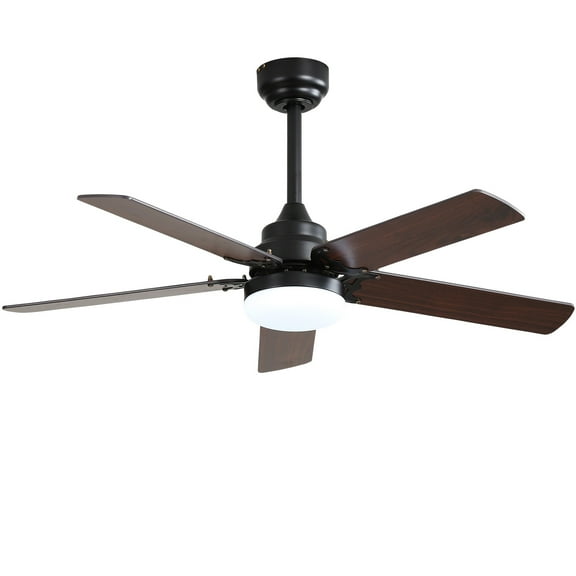 dokea 42 Inch Modern Ceiling Fan with LED Light & Remote Control
