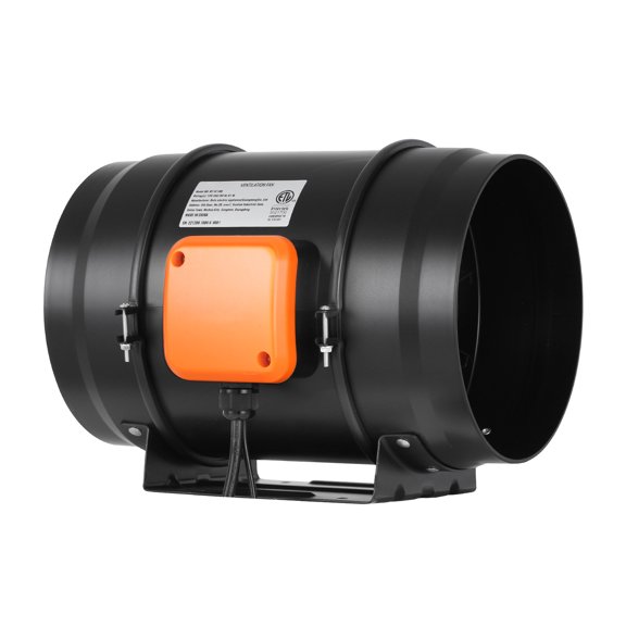 dokea 8 Inch Inline Duct Fan HVAC Exhaust Blower Kit - AC Variable Speed Control