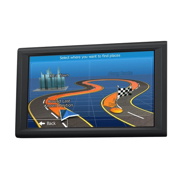 dokea 9 Inch GPS Navigator Car with Dash Cam - 16GB Maps 800x480 Screen