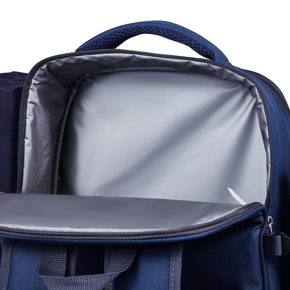 dokea Beach Picnic Backpack 2 Person Cooler Navy Blue 600D Oxford