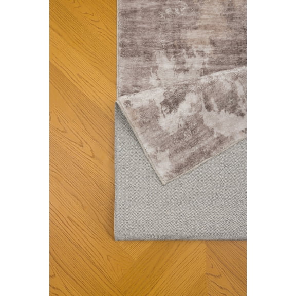 dokea Crystal GC_MET8002 2x7 Beige Runner Rug Low Pile Area Rug
