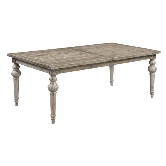 dokea Dining Table taupe tan wood