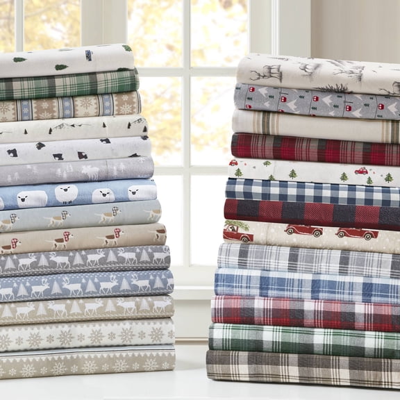 dokea Gray Deer Toile Sheet Set - 4 PC Full Set Twin/Full
