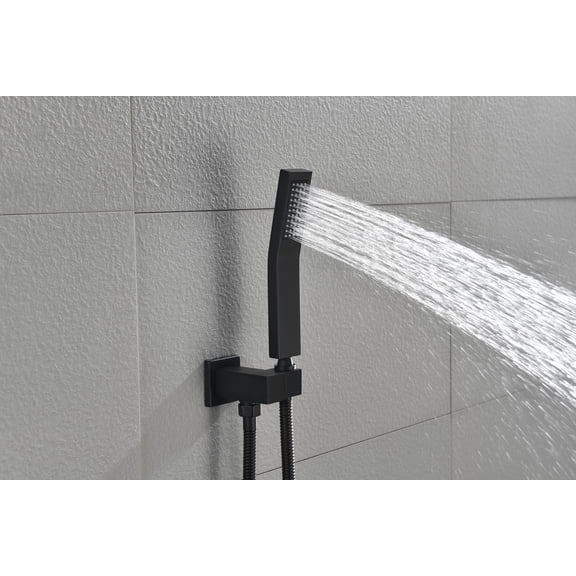 dokea Handheld Shower Head with Hose - 59 Inch, Adjustable Bracket, Brass & Stainless Steel