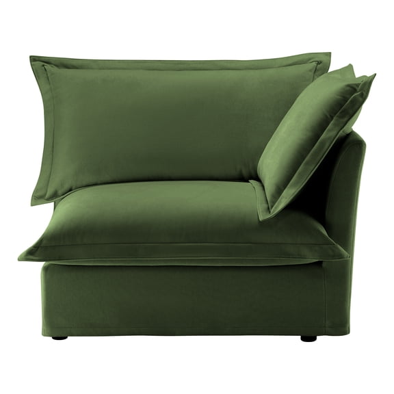 dokea Koala Sofa RSF W/Pillow - Green - 3 Seats - Sofas