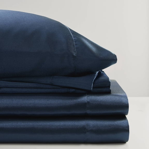 dokea Luxury Sheet Set Twin - 100% Polyester, White, 66" W