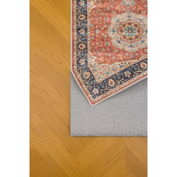 dokea Red Runner Rug - 2x7 ft - Machine Made - Indoor Use