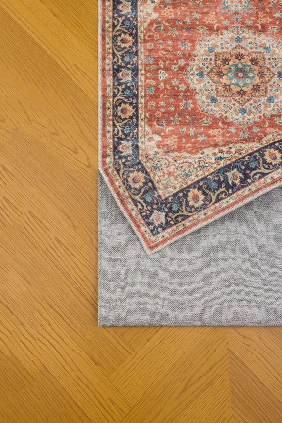 Red Runner Rug - 2x7 ft - Machine Made - Indoor Use