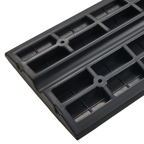 dokea Rubber Curb Ramp, 2 Pack - 15 Ton Load Capacity, 2.6" Rise Driveway Ramp