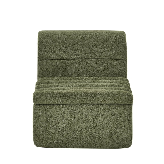 dokea Single Seat Modular Sofa - Chenille Fabric, 29W x 38D x 29H