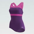 thumbnail image 1 of dolfin women's conservative color-block swimsuit, 1 of 3