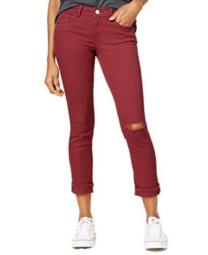 Colored cropped shop jeans