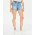 thumbnail image 1 of dollhouse Juniors Denim Rainbow Stripe Cutoff Shorts;11, 1 of 1