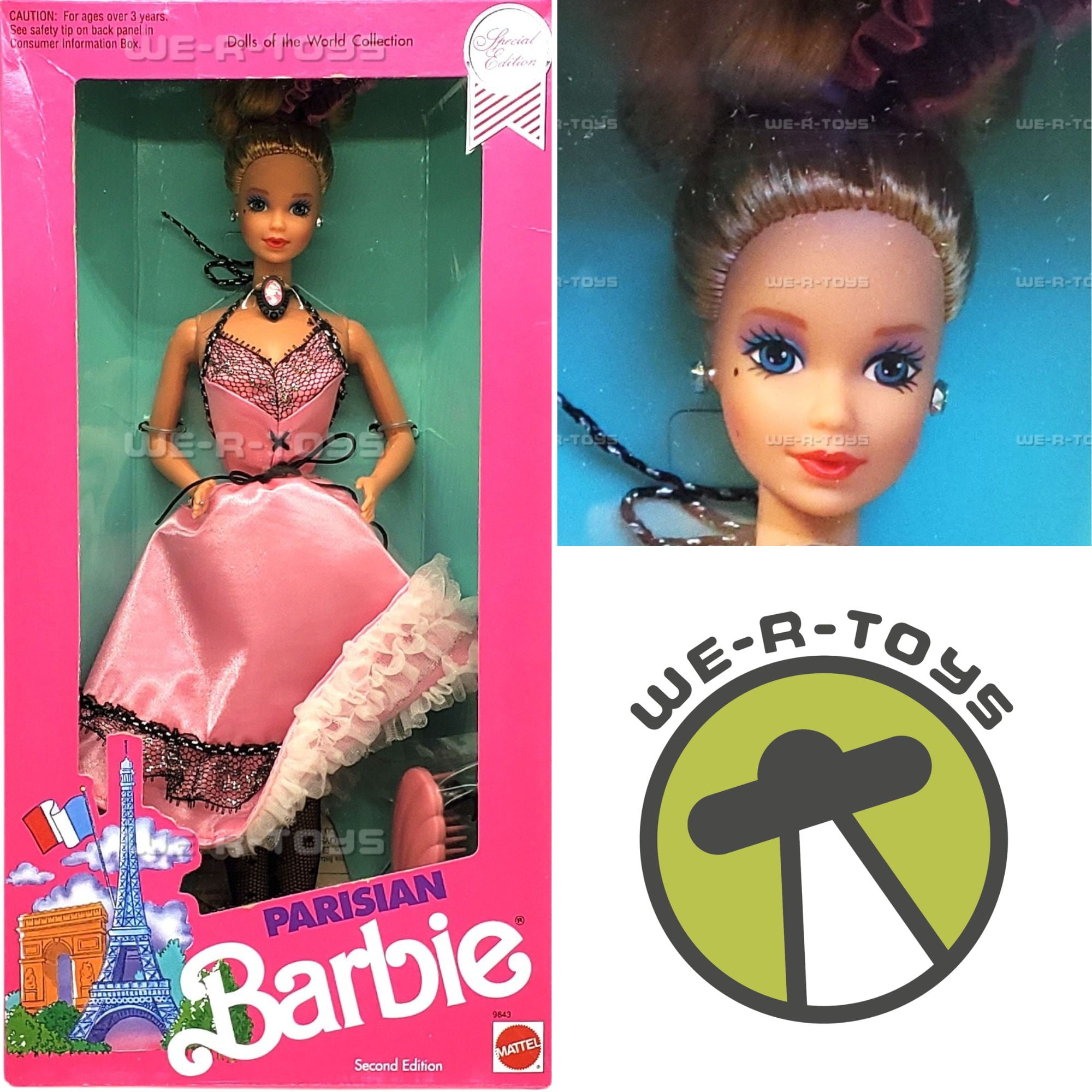 dolls of the world collection-parisian barbie-1990-special