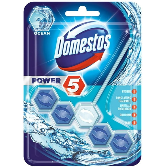 domestos ocean power toilet block 55g
