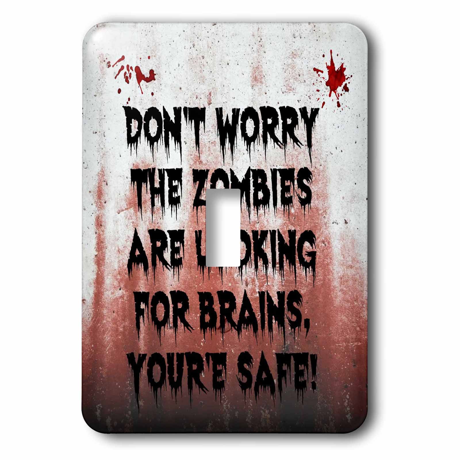 3dRose, dont worry the zombies are looking for brains youre safe ...