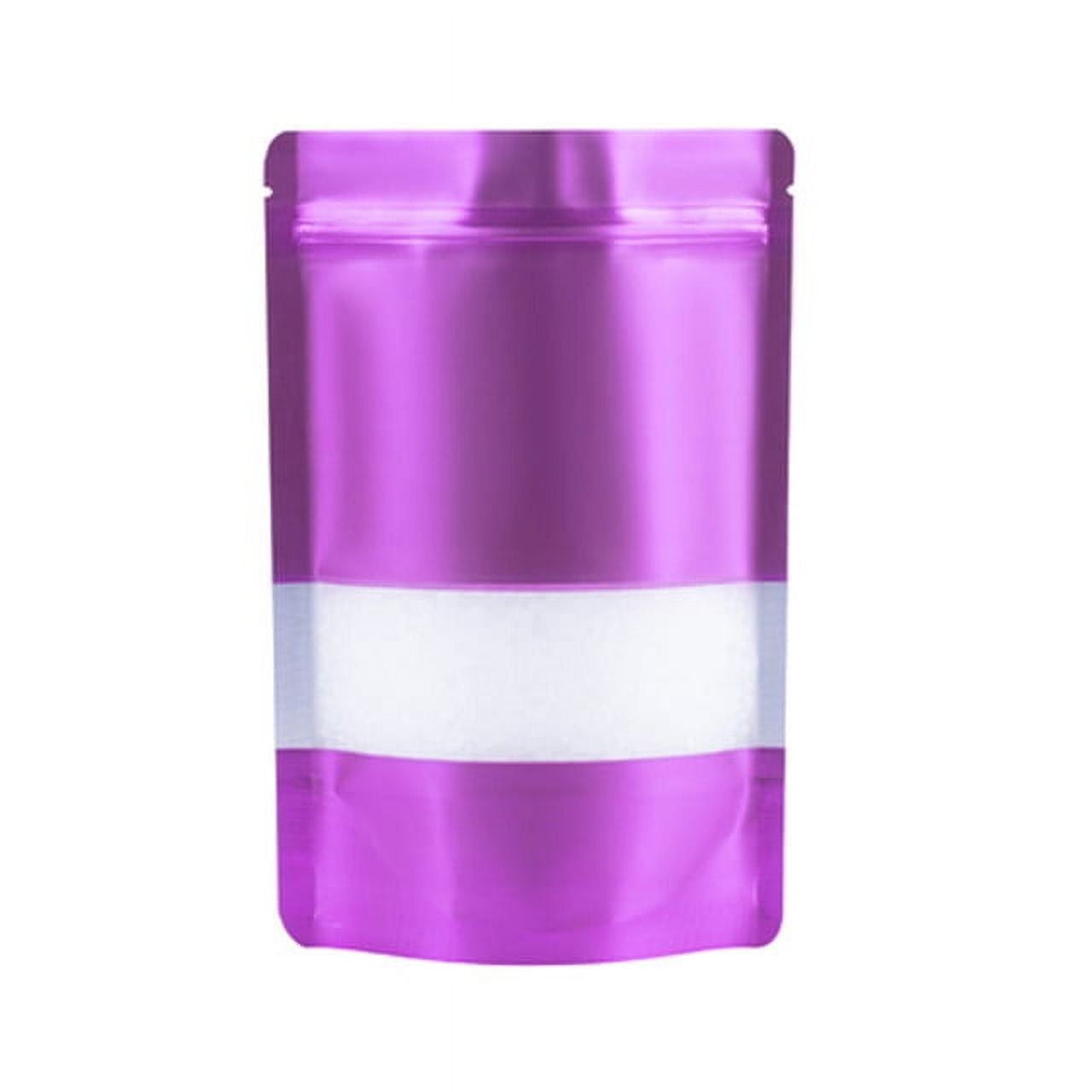 dosil 100Pcs/Lot Zip Lock Colorful Aluminum Foil Stand Up Bag with