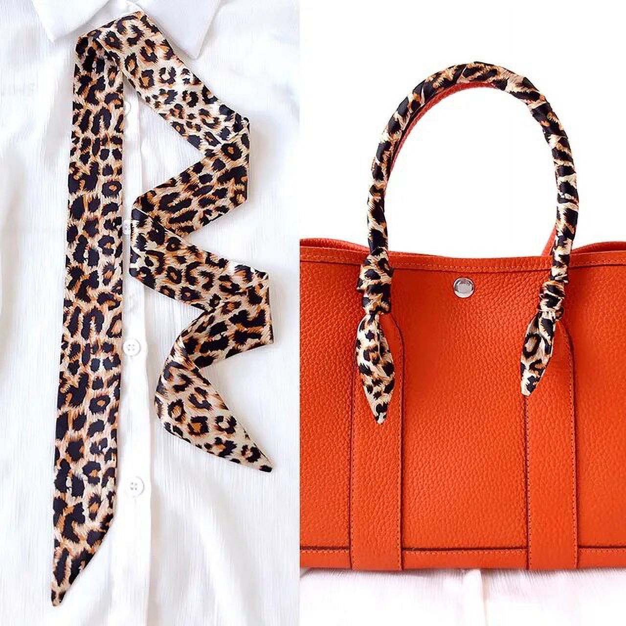 dosil 2023 Woman Skinny Silk Scarf 90cm*4cm Long Hair Strip Silk Ribbon