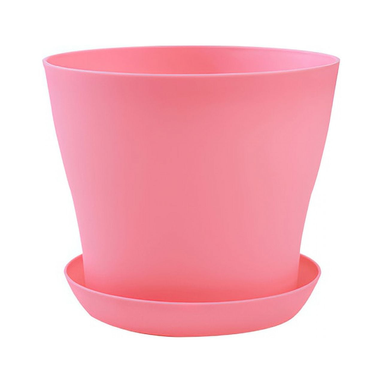 dosil 5 Sizes Flower Pot Round Plastic Planters Mini Colorful Flowerpot