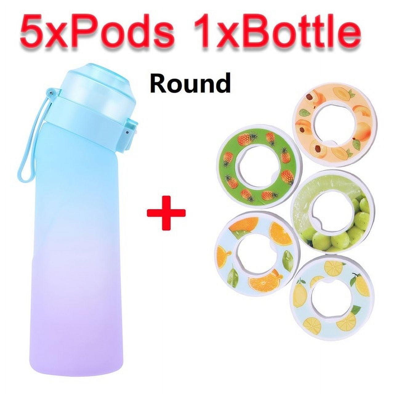 dosil 7/1 Pcs Air up water bottle Flavored Water Bottle 7/5 Free Pods  Flavored Sports Water Bottle For Outdoor Fitness With Flavor Pod 