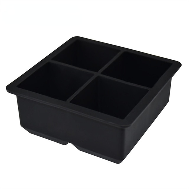 dosil Big Ice Cube Maker Tray Silicone Square Ice Mold Mould for