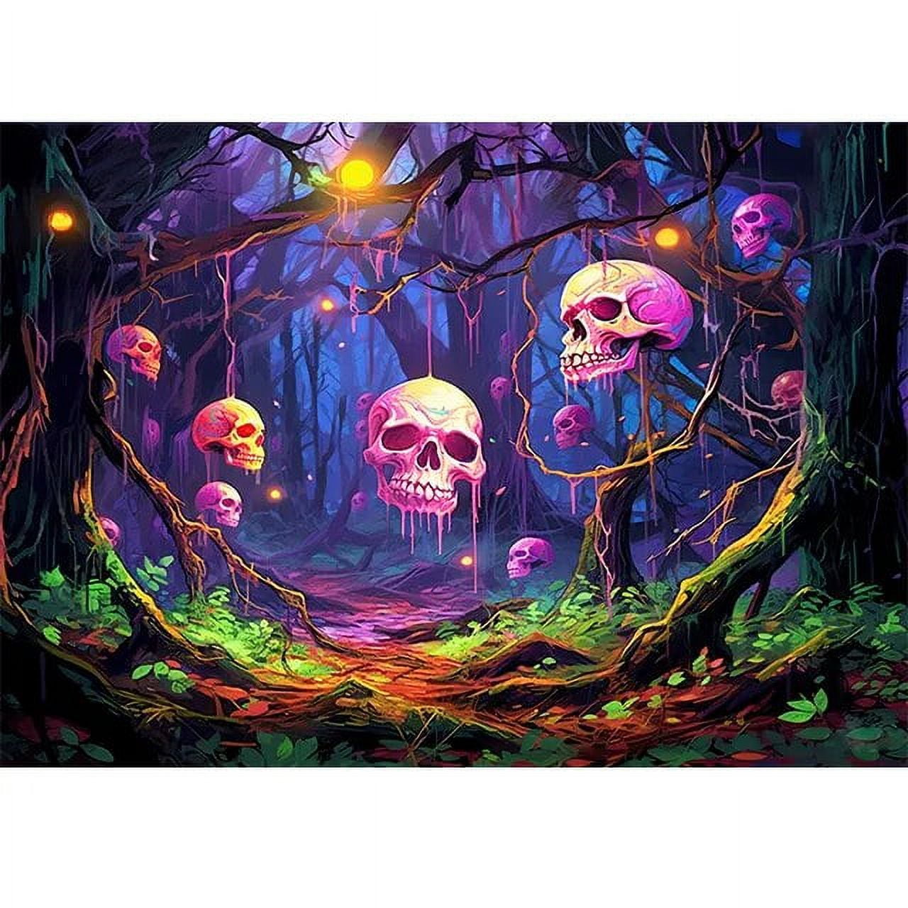 dosil Bonvvie Halloween Party Photography Backdrop Horror Night Scary