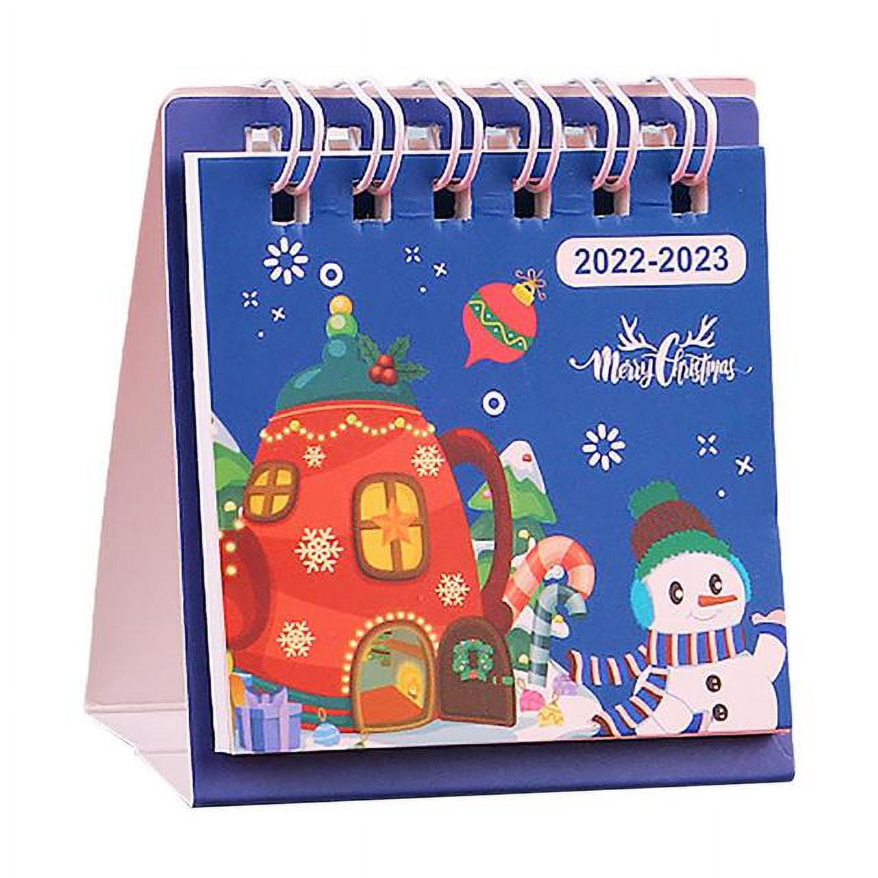 dosil Cartoon Desk Calendar Mini Monthly Desktop Calendar From August