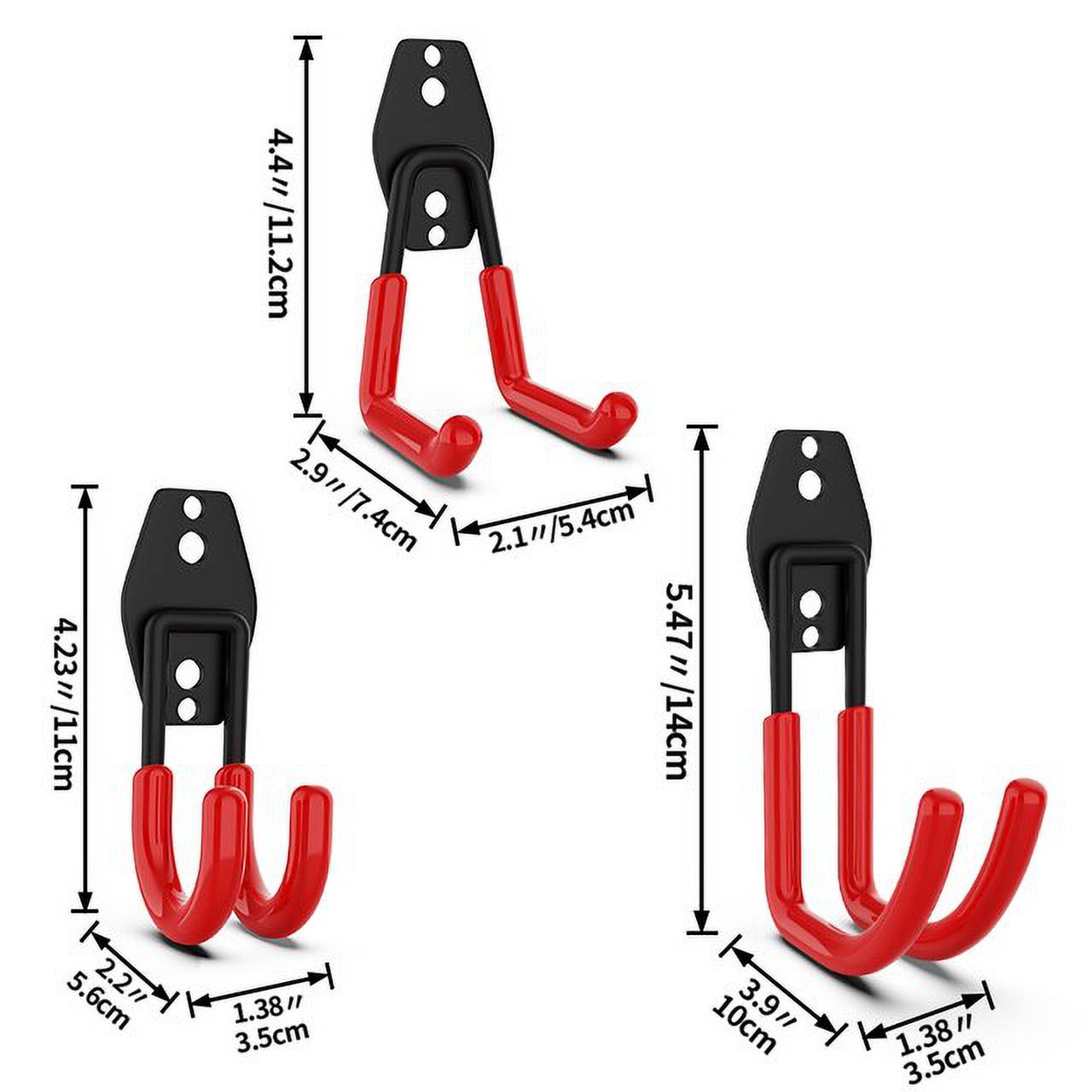 dosil Heavy Duty Metal Garage Hook Organizer Wall Mount Bike Hanger