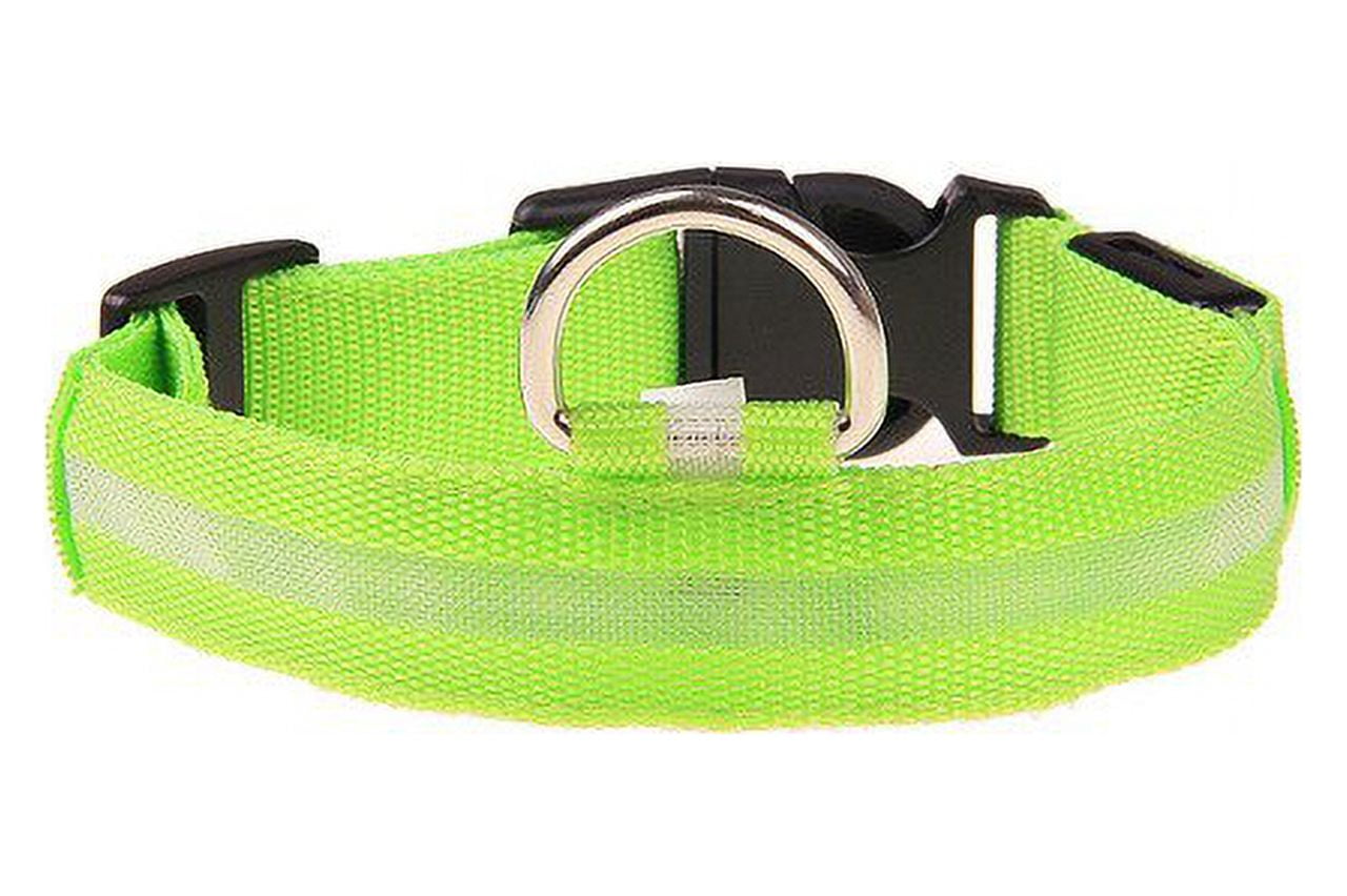 dosil LED Pet Dog Collar Glowing Pendant Night Safety Leads Necklace