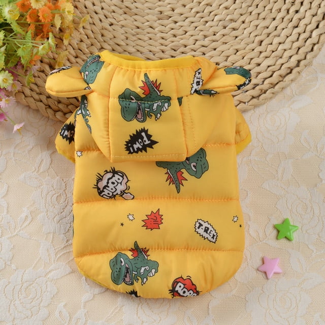 dosil Winter Pet Dog Down Jacket Windproof Warm Dogs Clothes for Small