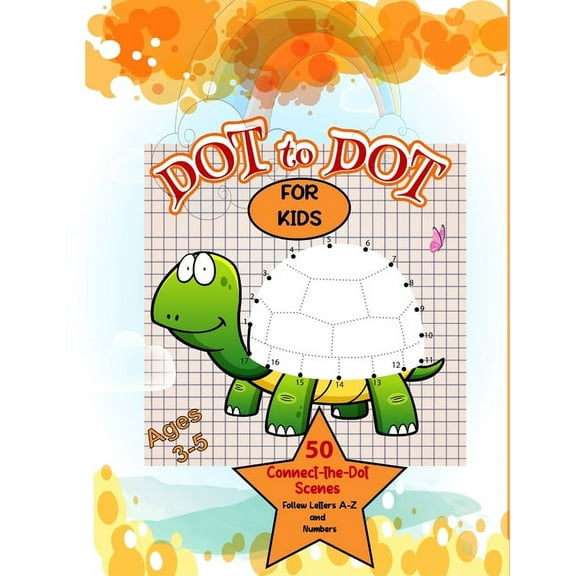 dot to dot for kids ages 3-8: challenging activity book do-to-dot numbers counting for ages 3-5:4-8 preschool learning, , (Paperback)