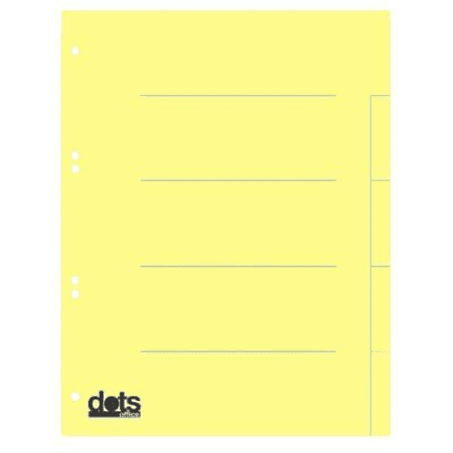dots 844205-4032-03 Cardboard Reg Blank 5 Pieces VF GB