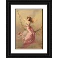 thumbnail image 1 of Édouard Bisson 11x14 Black Ornate Wood Framed Double Matted Museum Art Print Titled: The Swing, 1 of 5