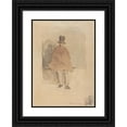 thumbnail image 1 of Édouard Manet 11x14 Black Ornate Wood Framed Double Matted Museum Art Print Titled: The Man in the Tall Hat, 1 of 5