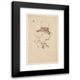 thumbnail image 1 of Édouard Manet 16x24 Black Modern Framed Museum Art Print Titled - Portrait of Charles Baudelaire, in Profile (1862), 1 of 5