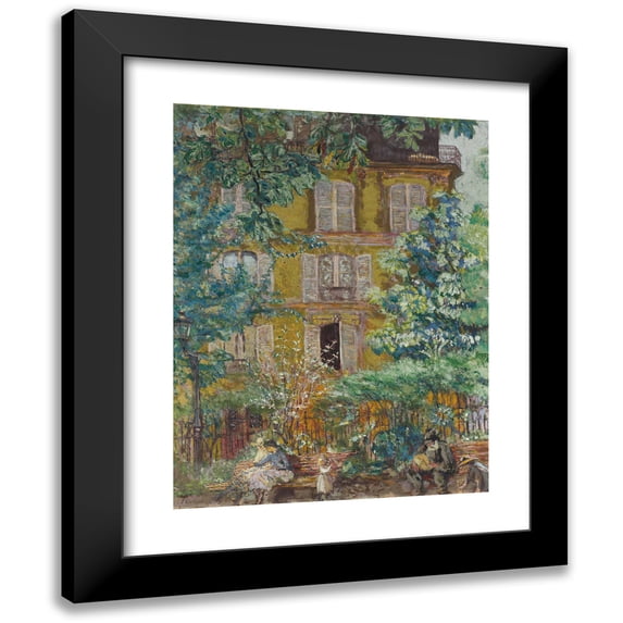 Édouard Vuillard 15x18 Black Modern Framed Museum Art Print Titled - Le Square (1917-18)