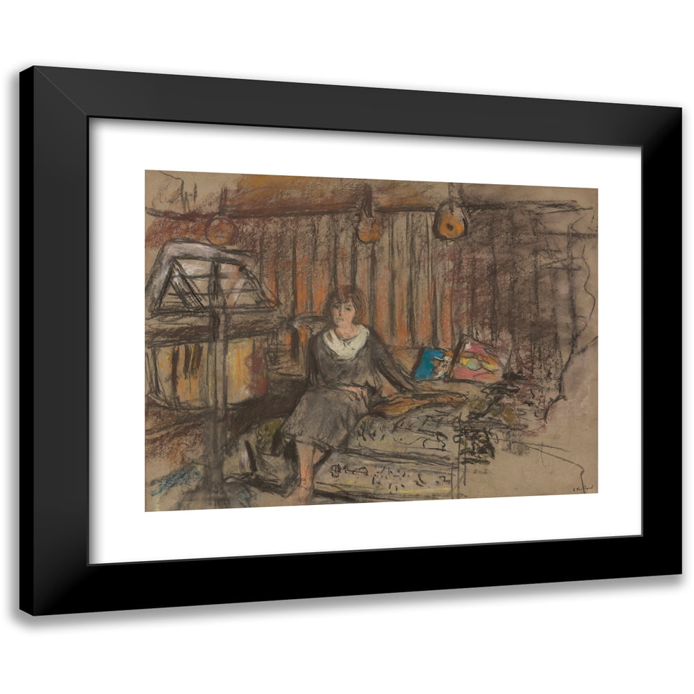 douard Vuillard 18x15 Black Modern Framed Museum Art Print Titled douard-vuillard-18x15-black-modern-framed-museum-art-print-titled