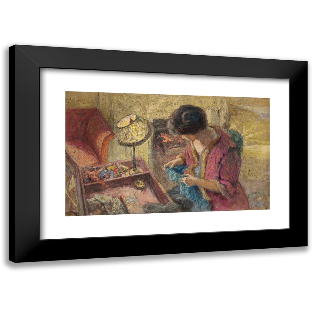 Toile/cadre Édouard Vuillard - Jos Et Lucie Hessel Dans Le Petit Salon - Décoration Murale