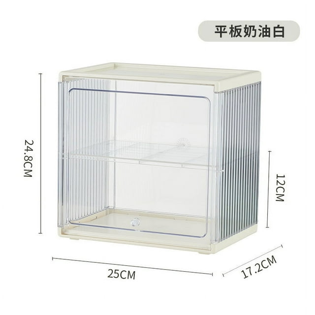doublelayer bread box Bread Box for Kitchen Countertop Clear Double