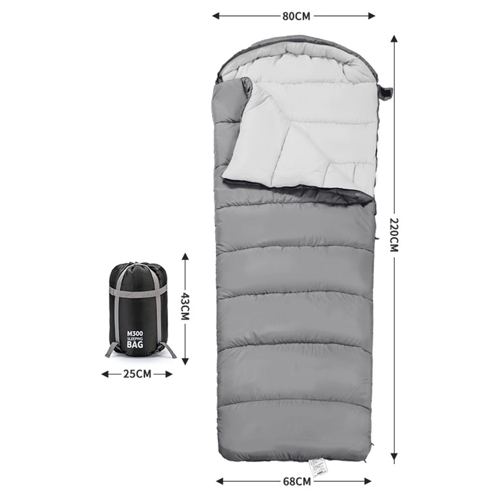 double sleeping bags for camping Sleeping Bags for Adults, Lightweight Cold Weather Double Persons Sleeping Bag Backpacking With Hooded for Warm Camping Hiking Outdoor Travel
