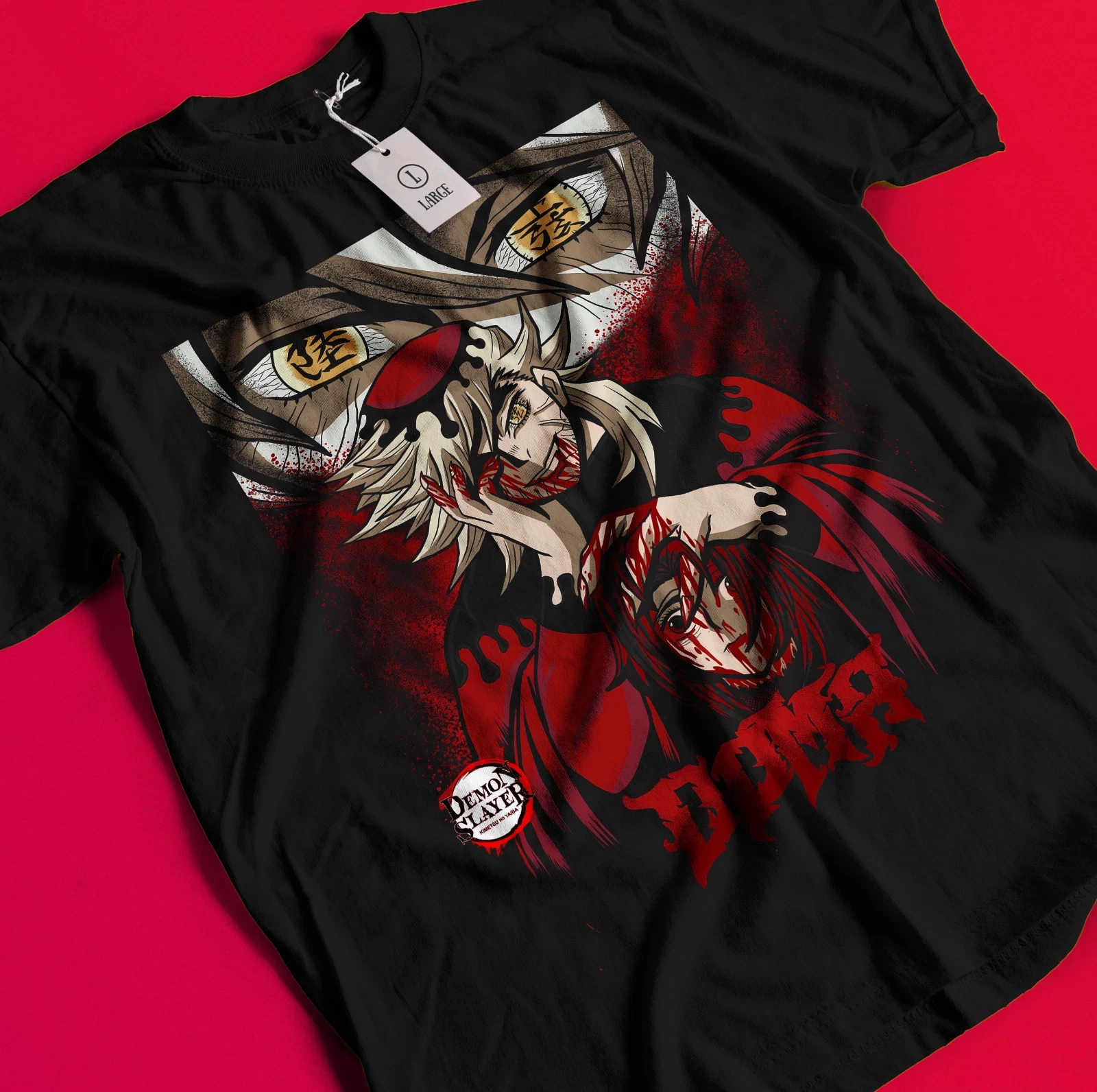 douma upper moon demon slayer t shirt, anime movie kimet.su no yaiba ...