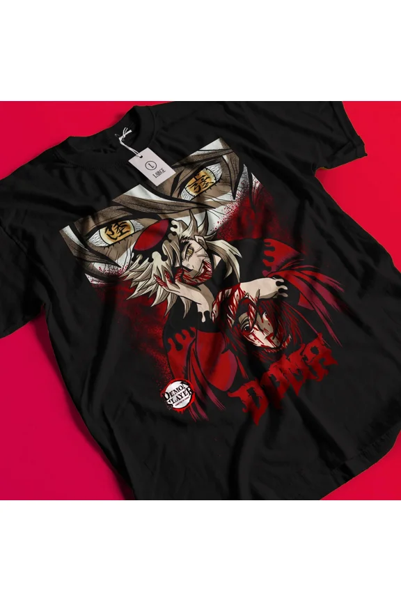 douma upper moon demon slayer t shirt, anime movie kimet.su no yaiba